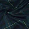 TESSUTO TARTAN STREATCH CLASSICO BLU SCACCO GIALLO