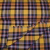 TESSUTO TARTAN STREATCH GIALLO LILLA