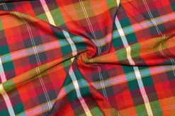 TESSUTO TARTAN STREATCH MULTICOLOR