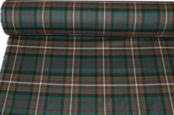 TESSUTO TARTAN STREATCH VERDE 480