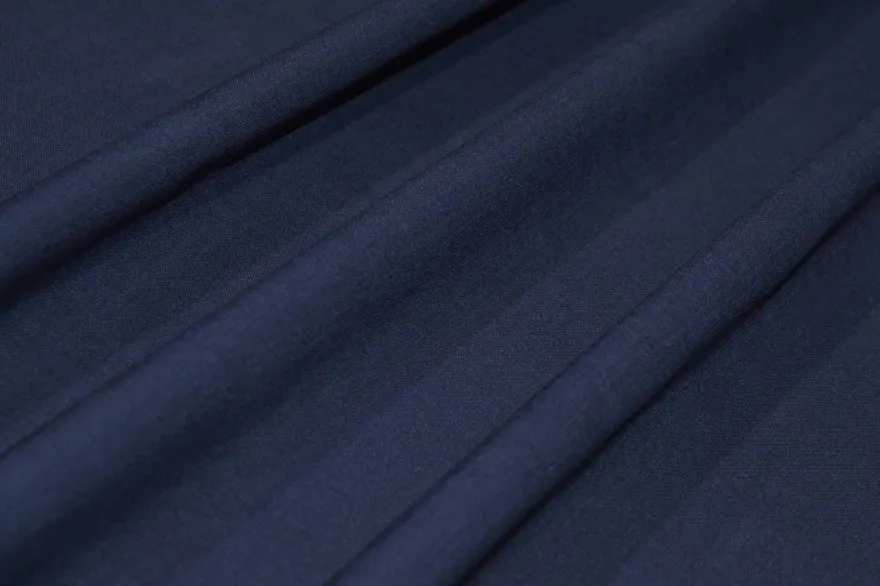 TESSUTO TASMANIA LANA STRETCH BLU CLASSICO