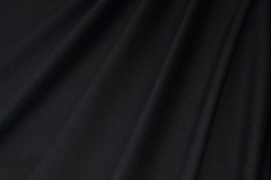 TESSUTO TASMANIA PURA LANA NERO