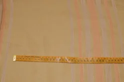 TESSUTO TENDA BEIGE RIGATO ROSA