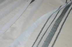 TESSUTO TENDA CON INSERTI GEOMETRICI GRIGI