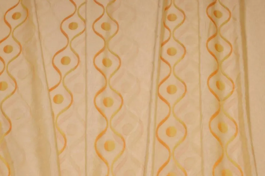 TESSUTO TENDA CREPE FANTASIA ARANCIO
