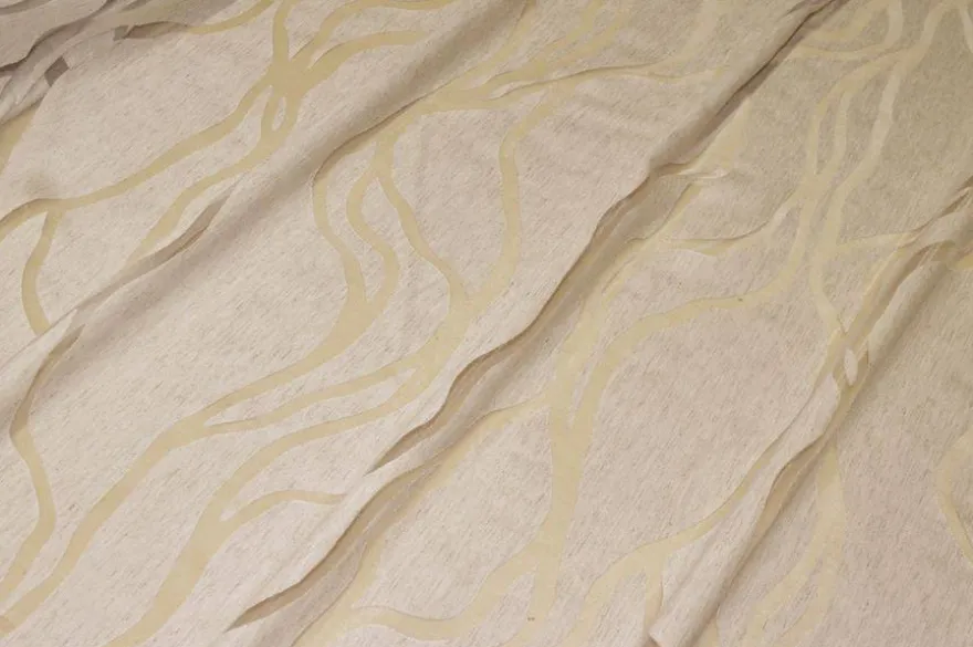 TESSUTO TENDA DEVOREH DISEGNO FLAME COLOR LINO