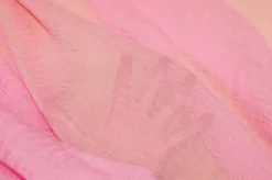 TESSUTO TENDA EFFETTO STROPICCIATO ROSA ACCESO