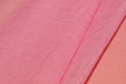 TESSUTO TENDA EFFETTO STROPICCIATO ROSA ACCESO