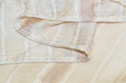TESSUTO TENDA EFFETTO STROPICCIATO RIGA BEIGE