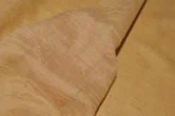 TESSUTO TENDA EFFETTO STROPICCIATO OCRA CHIARO