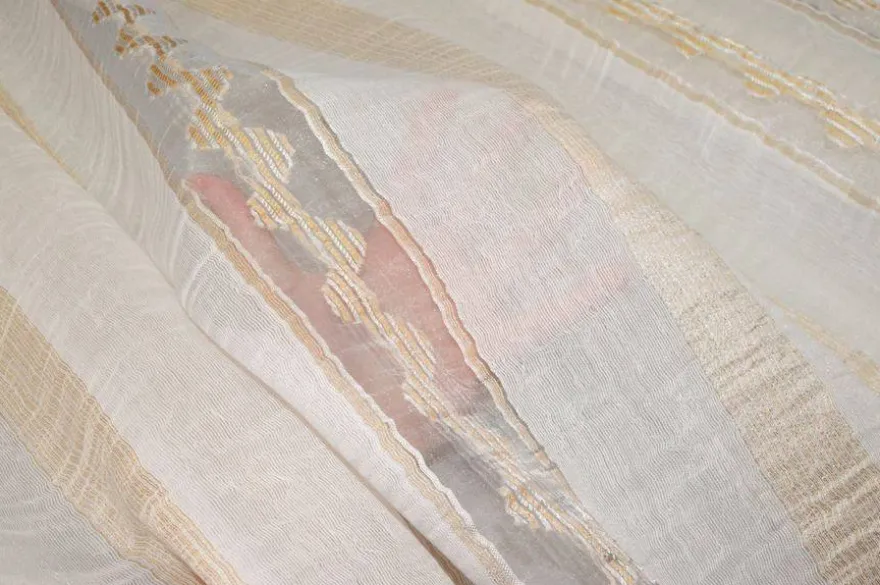 TESSUTO TENDA FANTASIA RIGATA BEIGE