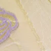 TESSUTO TENDA FASCE ORGANZA FIORI LILLA