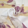 TESSUTO TENDA FASCE ORGANZA RICAMO VIOLA