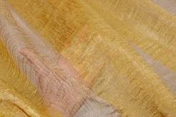 TESSUTO TENDA FASCIATO GIALLO ORO