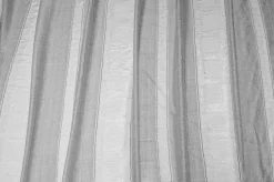 TESSUTO TENDA FASCIATO GRIGIO CON FILO LUREX ARGENTO