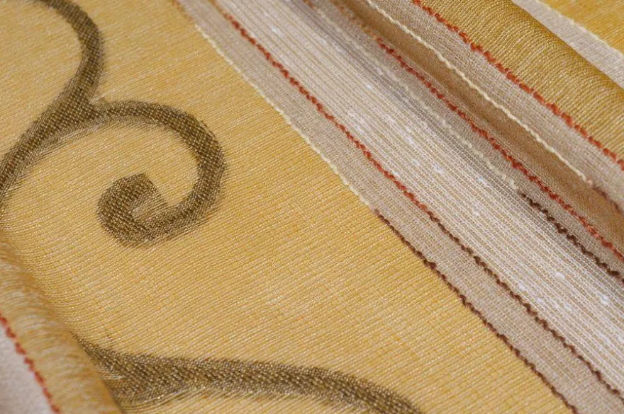 TESSUTO TENDA FASCIATO ORO
