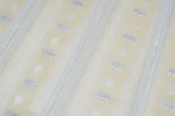 TESSUTO TENDA FONDO ORGANZA CON DETTAGLIO LUREX ARGENTO