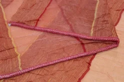 TESSUTO TENDA FONDO ORGANZA SALMONE