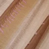 TESSUTO TENDA ORGANZA BEIGE RICAMO ROSA ANTICO
