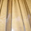 TESSUTO TENDA ORGANZA CANGIANTE ORO BLU CON RICAMO CENTRALE