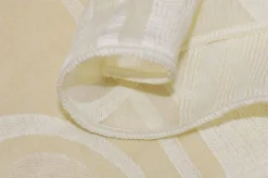 TESSUTO TENDA ORGANZA CERCHIO AVORIO