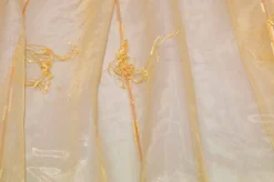 TESSUTO TENDA ORGANZA CON DETTAGLIO PENDENTE