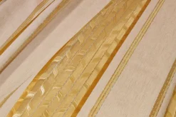 TESSUTO TENDA ORGANZA CON DETTAGLIO ORO CENTRALE