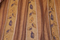 TESSUTO TENDA ORGANZA DEVOREH ARANCIO VIOLA