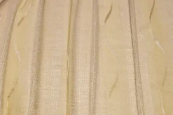 TESSUTO TENDA ORGANZA DISEGNO ONDA ORO