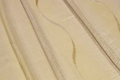 TESSUTO TENDA ORGANZA DISEGNO ONDA ORO