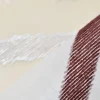 TESSUTO TENDA ORGANZA FANTASIA GEOMETRICA BORDEAUX