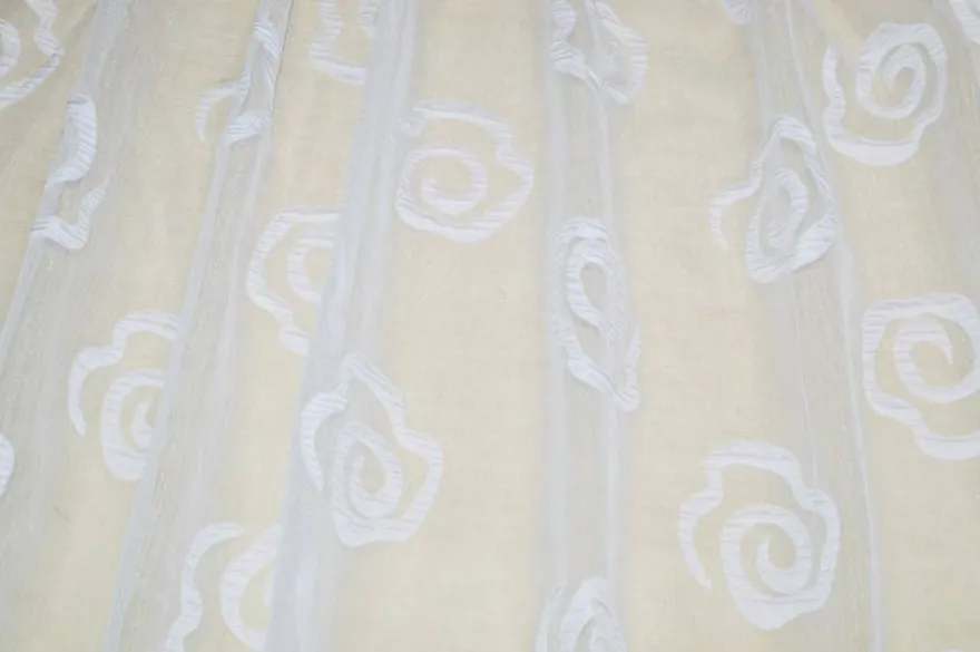 TESSUTO TENDA ORGANZA FANTASIA NUVOLA STILIZZATA