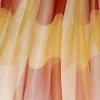 TESSUTO TENDA ORGANZA FANTASIA GEOMETRICA COLOR BRUCIATO