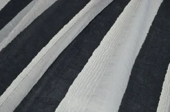 TESSUTO TENDA ORGANZA FASCE GRIGIO ANTRACITE
