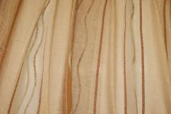 TESSUTO TENDA ORGANZA FASCIATO BEIGE