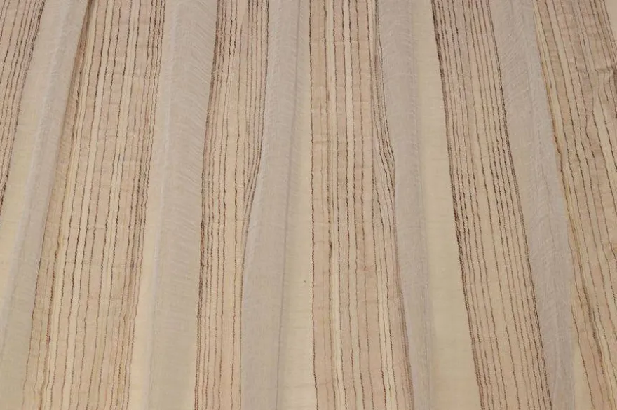 TESSUTO TENDA ORGANZA FASCIATO BEIGE