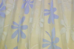 TESSUTO TENDA ORGANZA FIORE LILLA