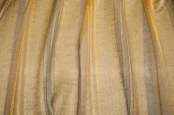 TESSUTO TENDA ORGANZA ORO BLU