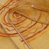 TESSUTO TENDA ORGANZA RICAMATA GIALLO/ARANCIO