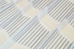 TESSUTO TENDA ORGANZA RICAMATA NERO GRIGIO