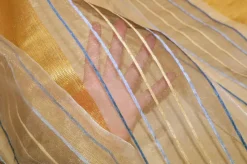 TESSUTO TENDA ORGANZA RIGHINO ORO BLU