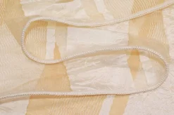 TESSUTO TENDA ORGANZA STOPICCIATA FASCIA AVORIO