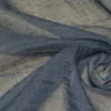 TESSUTO TENDA ORGANZA STROPICCIATA CANGIANTE GRIGIO/BLU