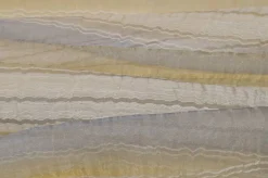 TESSUTO TENDA ORGANZA STROPICCIATA SFUMATA BEIGE/AVIO