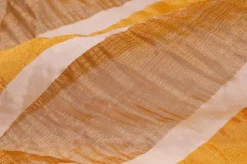 TESSUTO TENDA ORGANZA STROPICCIATA RIGA GIALLO ORO