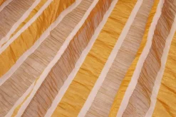 TESSUTO TENDA ORGANZA STROPICCIATA RIGA GIALLO ORO