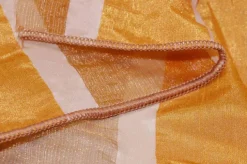 TESSUTO TENDA ORGANZA STROPICCIATA RIGA GIALLO ORO