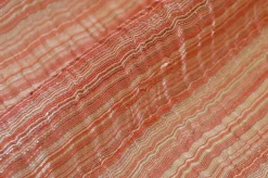 TESSUTO TENDA ORGANZA STROPICCIATA ARANCIO
