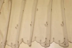 TESSUTO TENDA RICAMATA ECRU