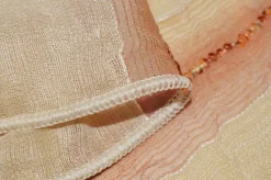 TESSUTO TENDA RIGA ROSSA E BEIGE